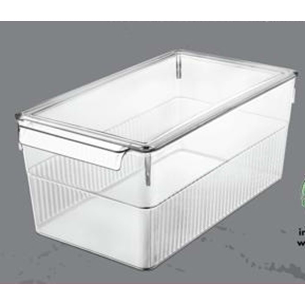 FURKAN PLASTİK F228 KAPAKLI MAXİ DOLAP ORGANİZER 8 LT *12*