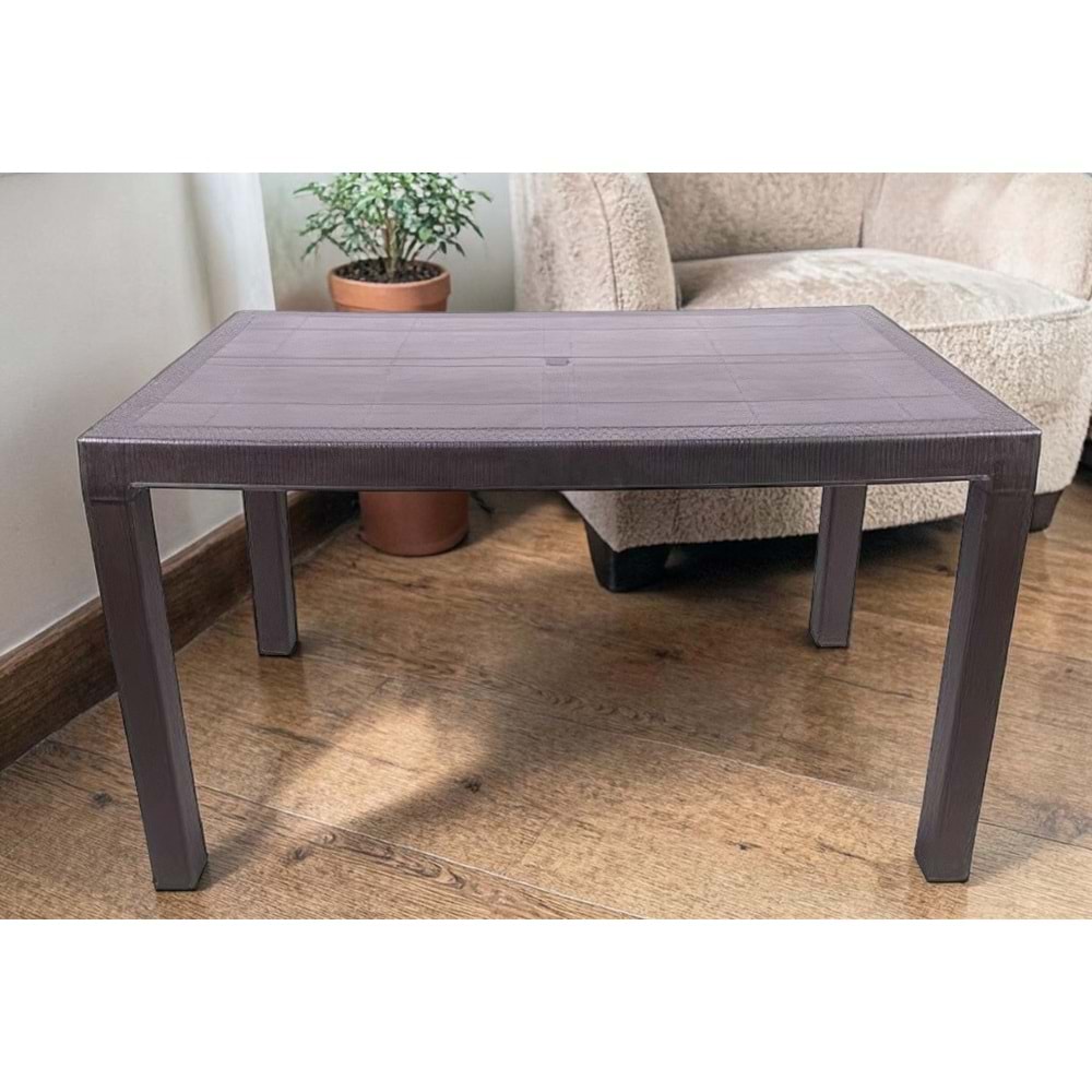 SAĞLAM 527 80X140 ELİT RATTAN MASA EKO (CAMSIZ)