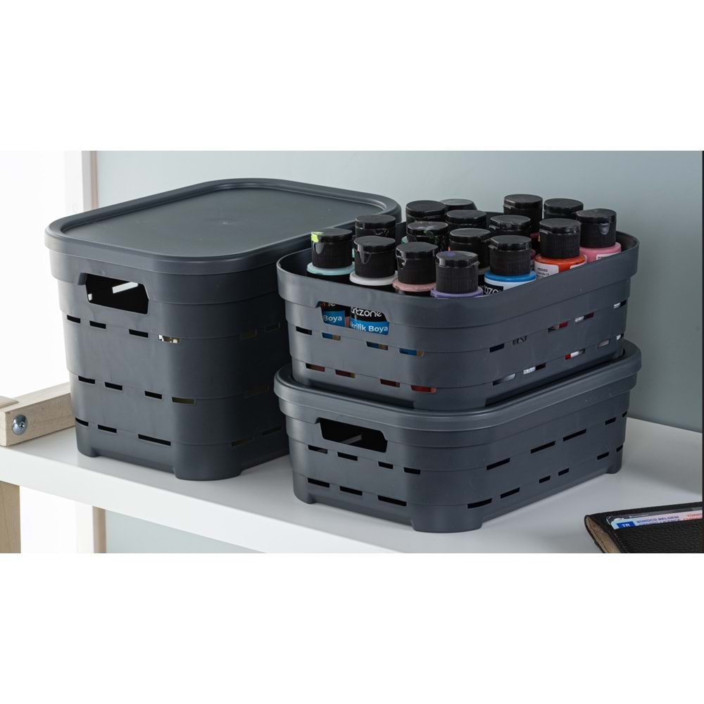 SOFTCHEF 00616 PİRAMİT BOX KAPAKLI 10,8 LT *24*