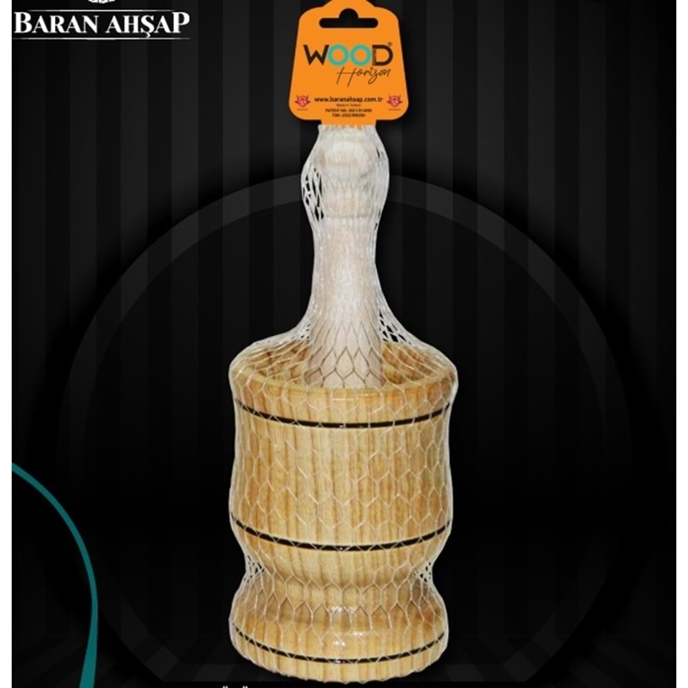 BARAN AHŞAP 3761 WH 10. NO BÜYÜK HAVAN *25*