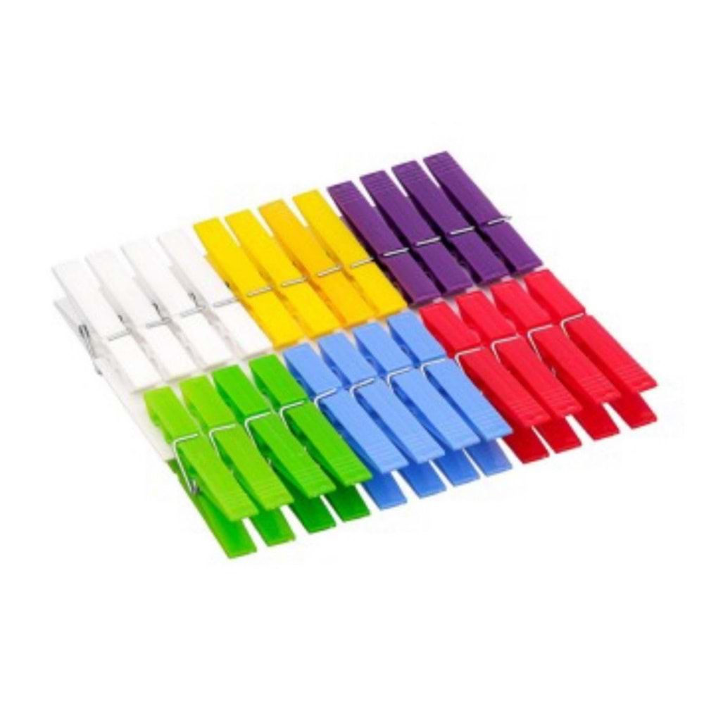 LALE PLASTİK L078 YILDIZ 24 LÜ MANDAL *100*