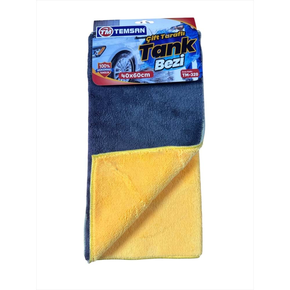 TEMSAN TM320 ÇİFT TARAFLI TANK BEZİ 40*60 CM DÖKME *120*