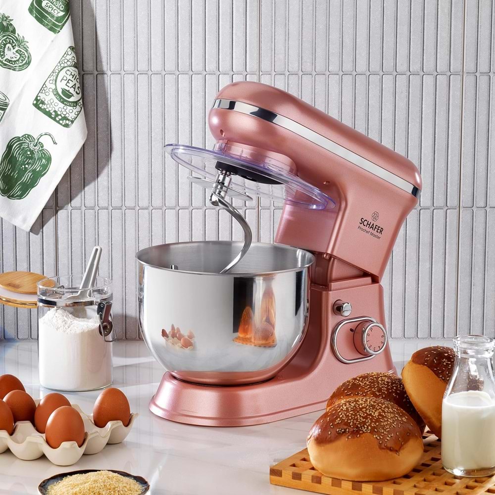 SCHAFER PROCHEF MASTER STAND MİKSER 5 L ROSE GOLD *2*