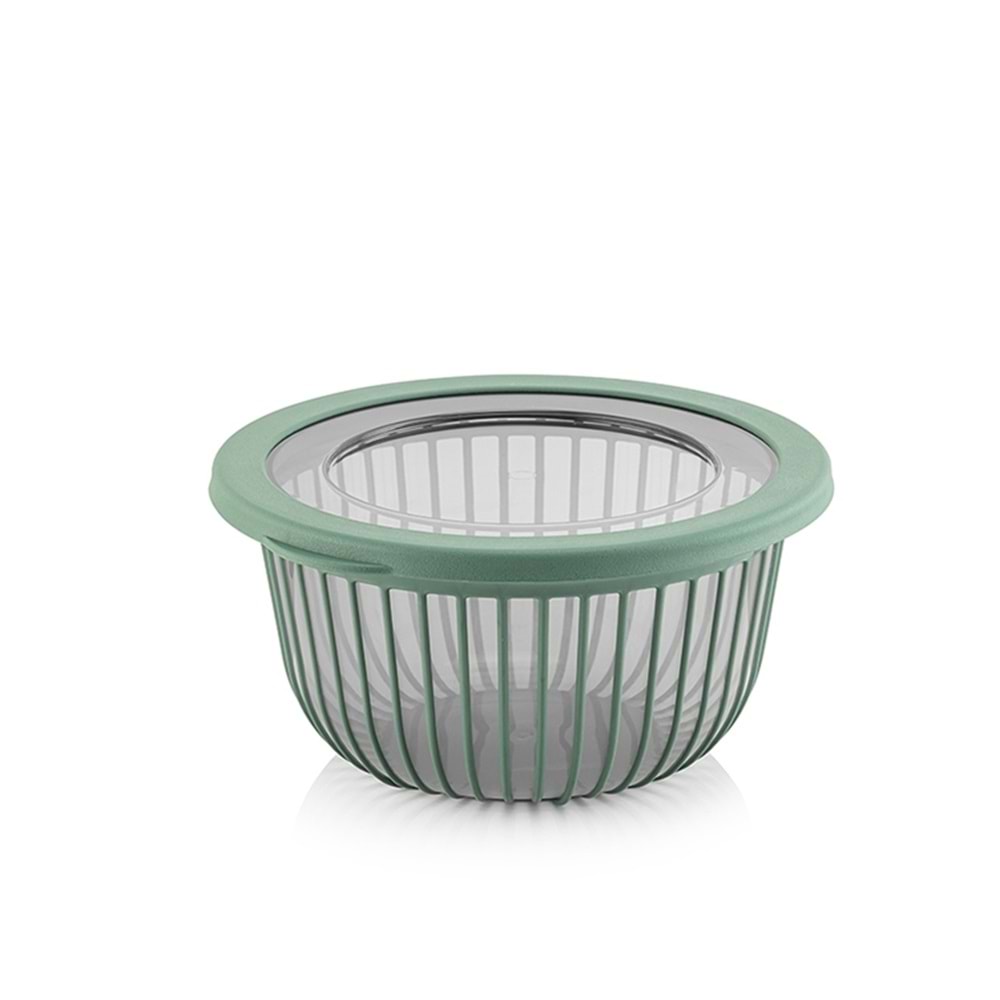 FOLY LİFE BNM7512 1 LT POLY LİNE YUVARLAK SAKLAMA KABI *24*