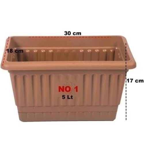 HAK HP135 31CM KÇK. BALKON SAKSISI NAT. *12*