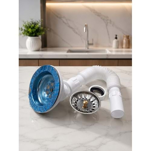 İPEK LÜX ÇÖPMAK KÜÇÜK KROM SİFON *75*