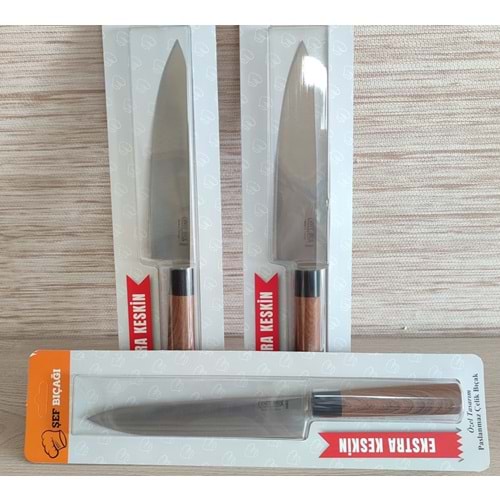 İNOX İ0462 KAPLAMA NO 2 ŞEF BIÇAĞI *10*