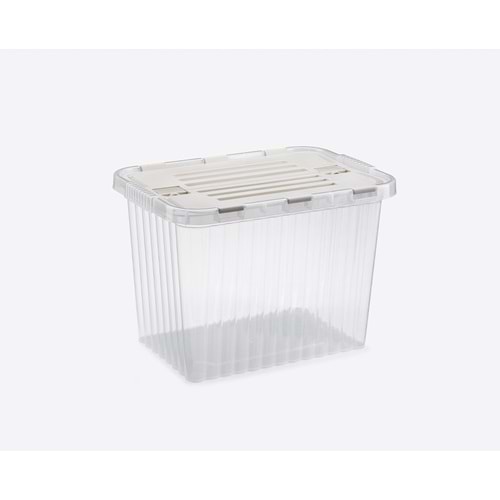 DÜNYA PLASTİK 20041 26 LT ŞEFFAF SPLİT BOX *12*