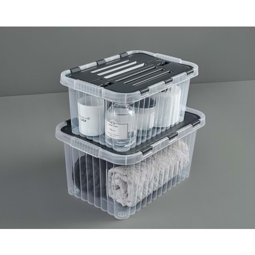 DÜNYA PLASTİK 20042 50 LT ŞEFFAF SPLİT BOX *8*