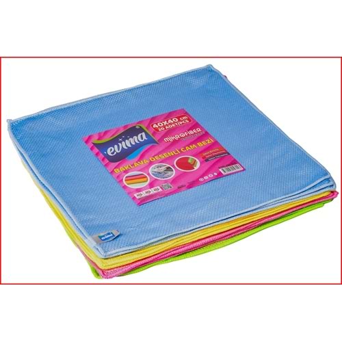 TEMSAN TM616 BAKLAVA DESENLİ CAM BEZİ 40*40 CM EVİMA *20*400*