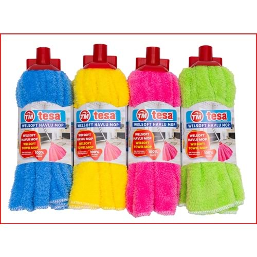 TEMSAN TM432 EKO WELSOFT RENKLİ KARTELALI MOP *80*