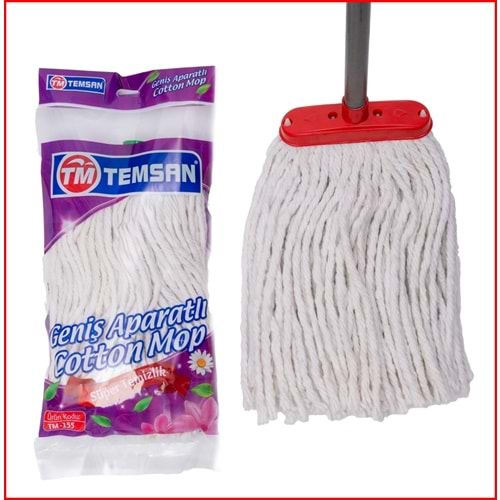 TEMSAN TM155(762) GENİŞ APARATLI COTTON MOP VİOMAX *40*