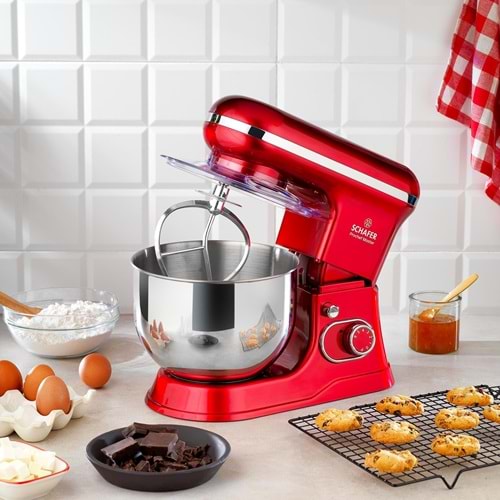 SCHAFER PROCHEF MASTER STAND MİKSER 5 L KIRMIZI *2*