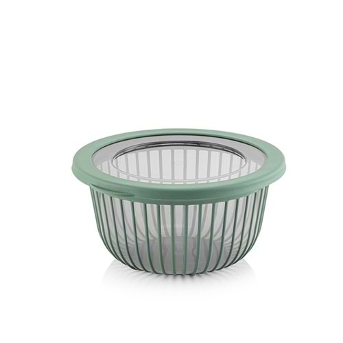 FOLY LİFE BNM7512 1 LT POLY LİNE YUVARLAK SAKLAMA KABI *24*