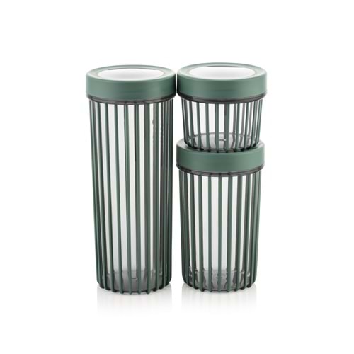 FOLY LİFE BNM4313 3 LÜ LİNEA YUVARLAK SAKLAMA SET *24*