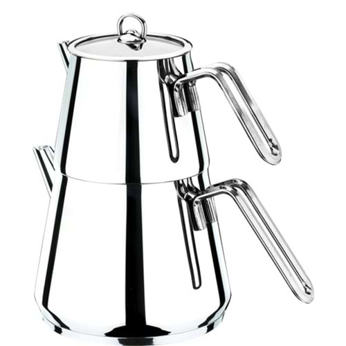 AKDENİZ AKD428 PİRAMİT ELİT MİNİ METAL KULP ÇAYDANLIK*10